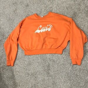 Women’s medium cropped Levi’s sweatshirt